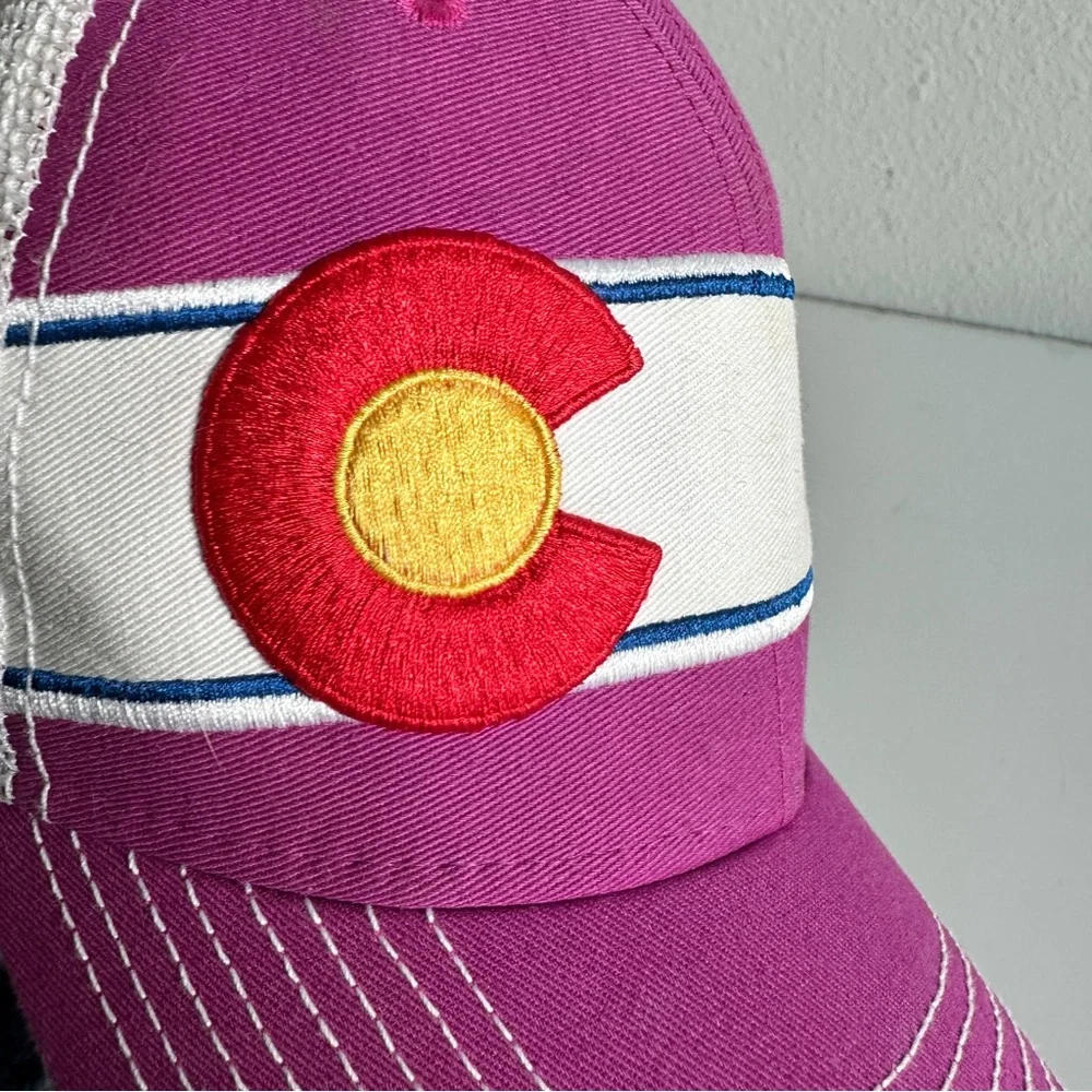 Ouray Sportswear Since 1965 hat cap pink vintage style Colorado one size
